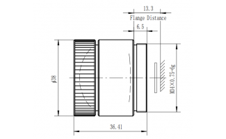 25mm f/1.0 Manual Focus Lenses for LWIR Thermal Imaging